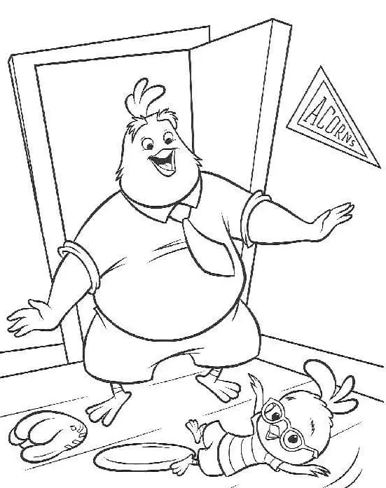 Chicken Little Coloring Pages 33