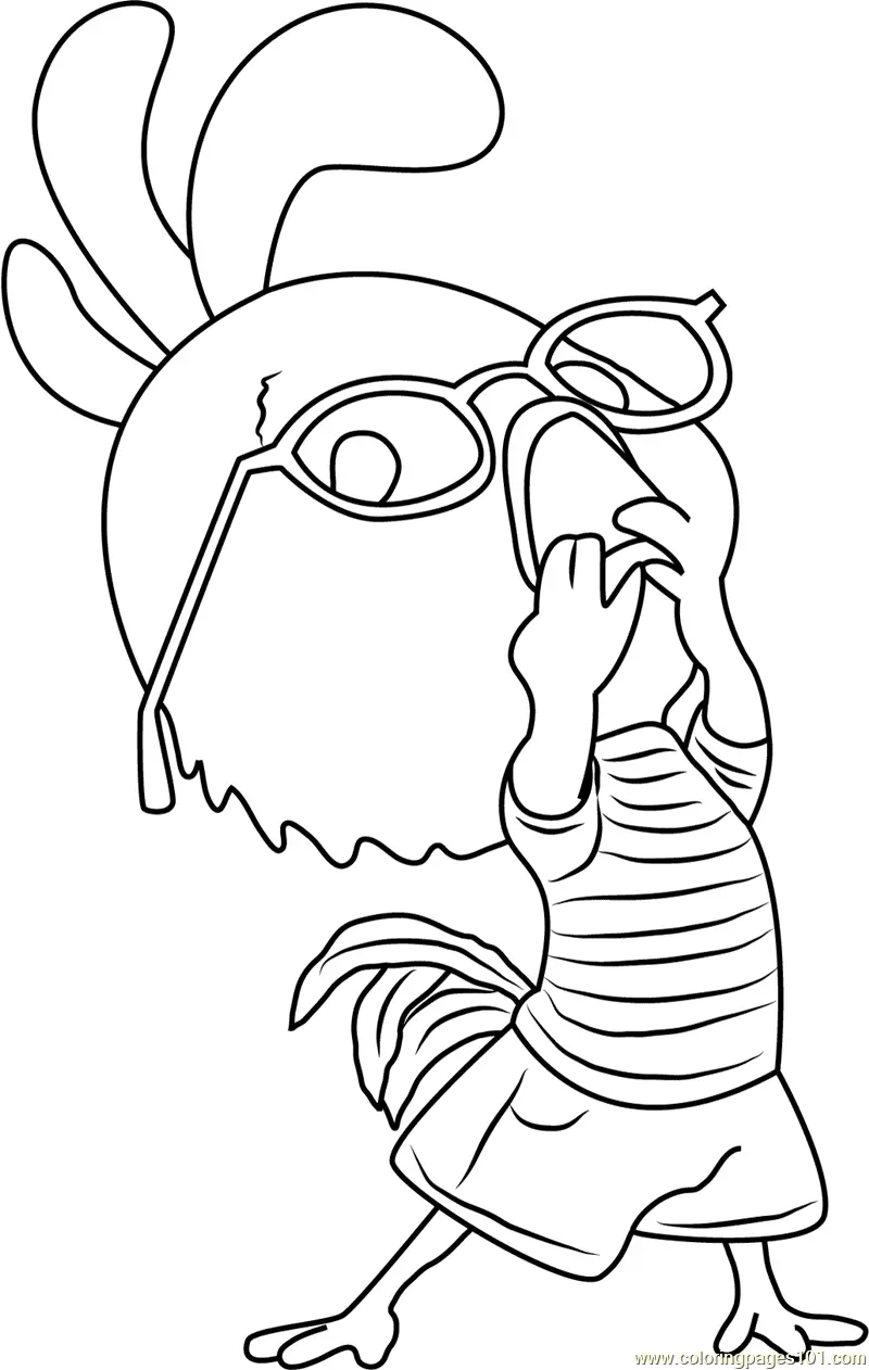 Chicken Little Coloring Pages 37