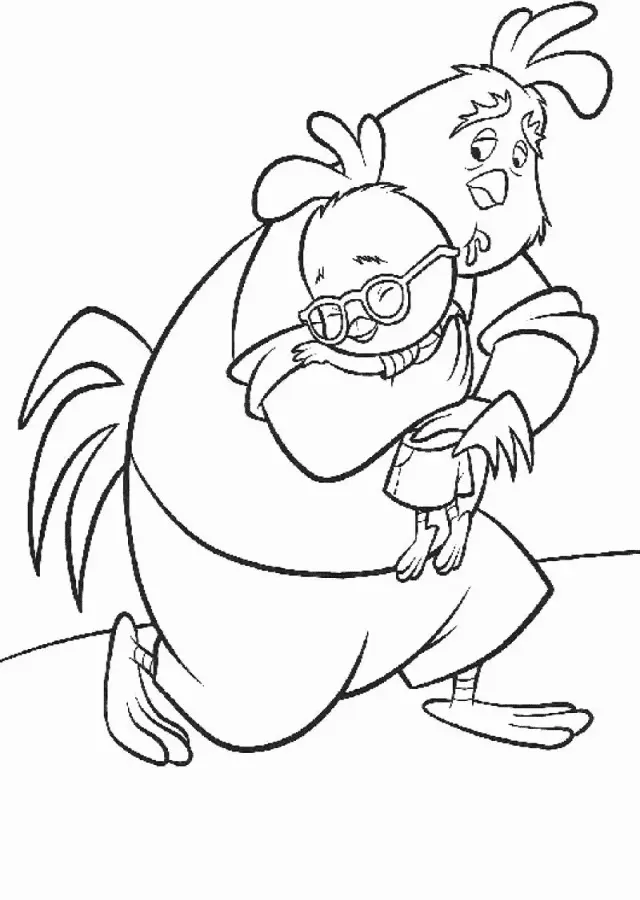 Chicken Little Coloring Pages 45