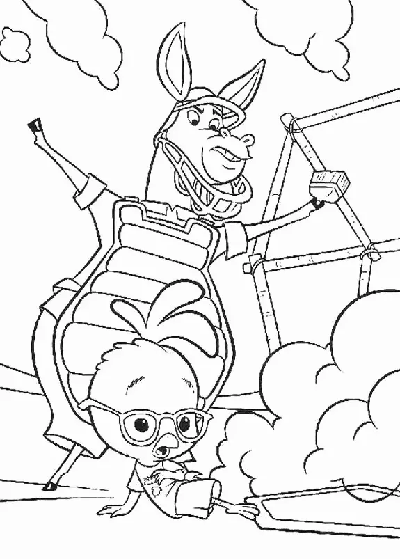 Chicken Little Coloring Pages 48