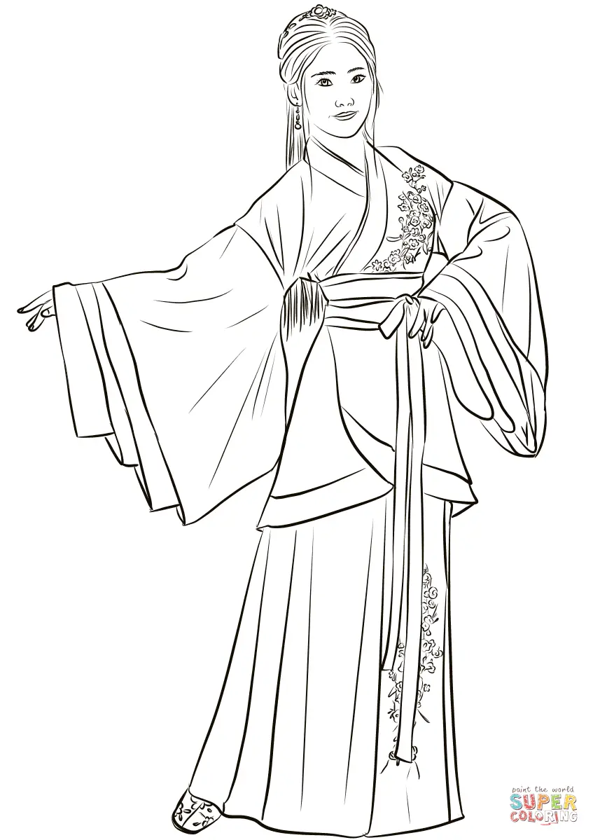 China coloring pages