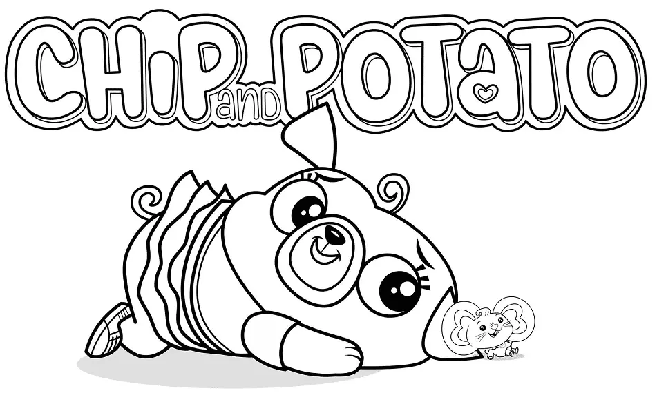 Chip and Potato Coloring Pages 11