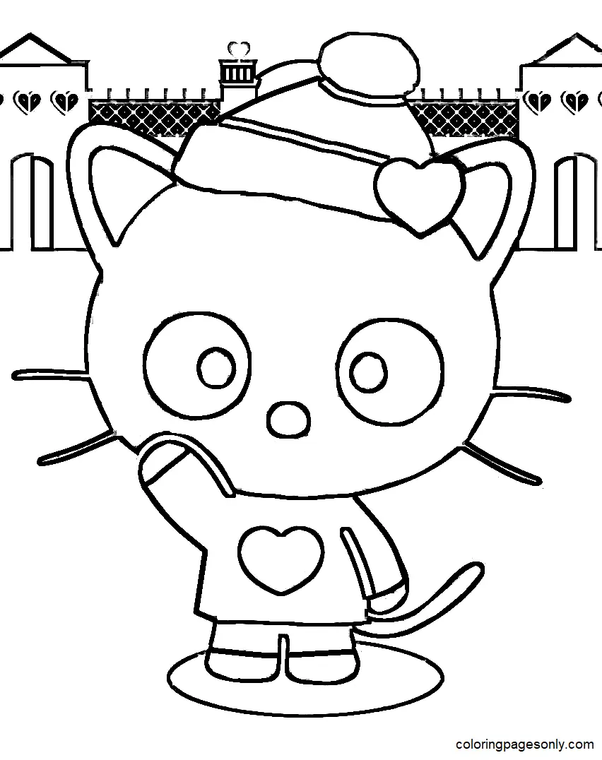 Desenhos de Chococat Para Colorir 8
