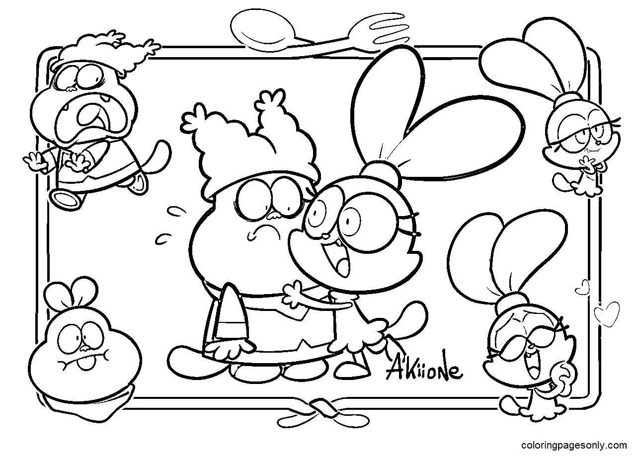 Desenhos de Chowder Para Colorir 1