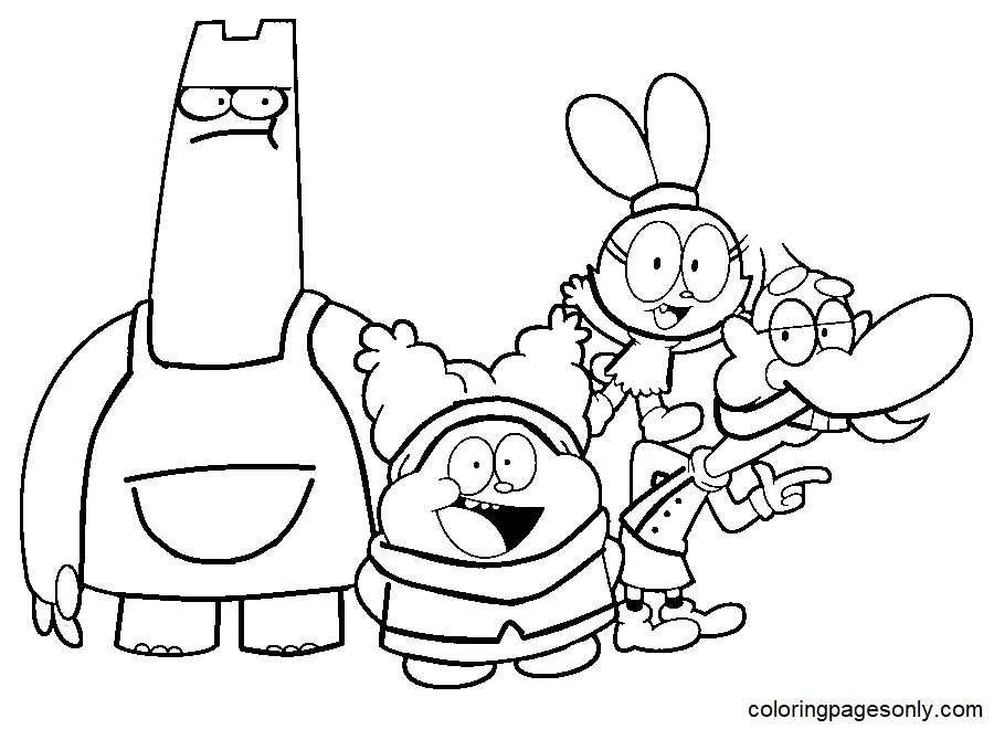 Desenhos de Chowder Para Colorir 2