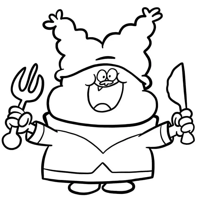 Desenhos de Chowder Para Colorir 9
