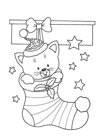 Christmas Stockings Coloring Pages 18