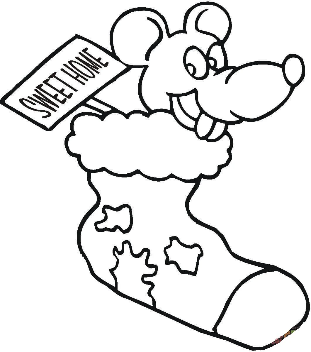 Christmas Stockings Coloring Pages 20