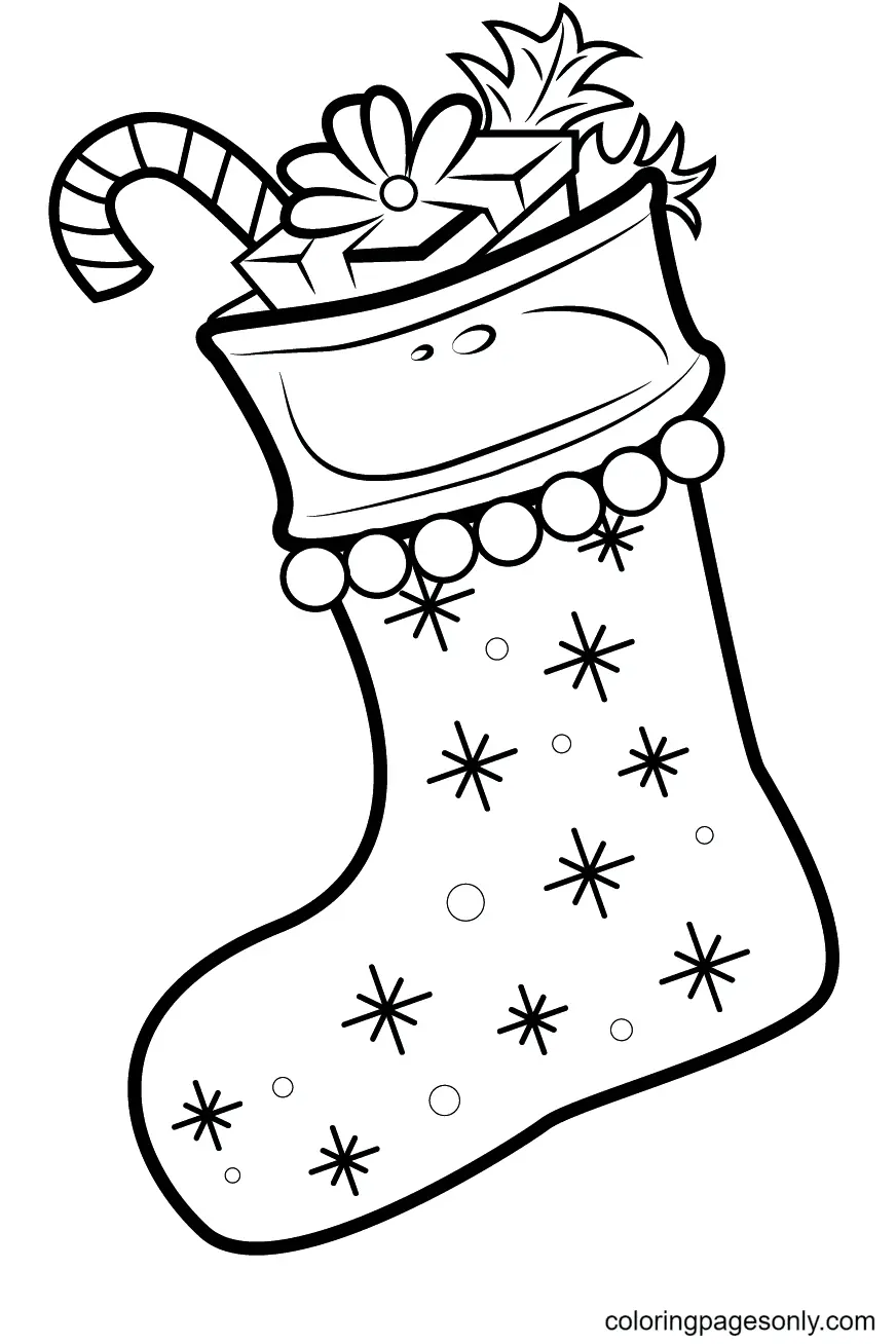 Christmas Stockings Coloring Pages 43