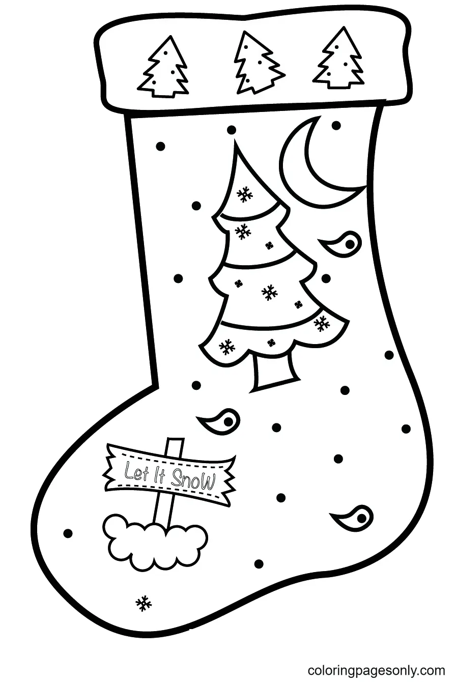Christmas Stockings Coloring Pages 53