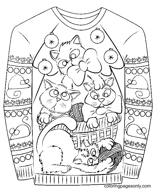 Jerseys Navidenos Para Colorear 9