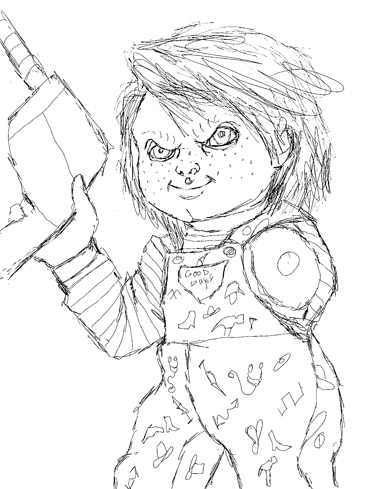 Chucky Para Colorear 28