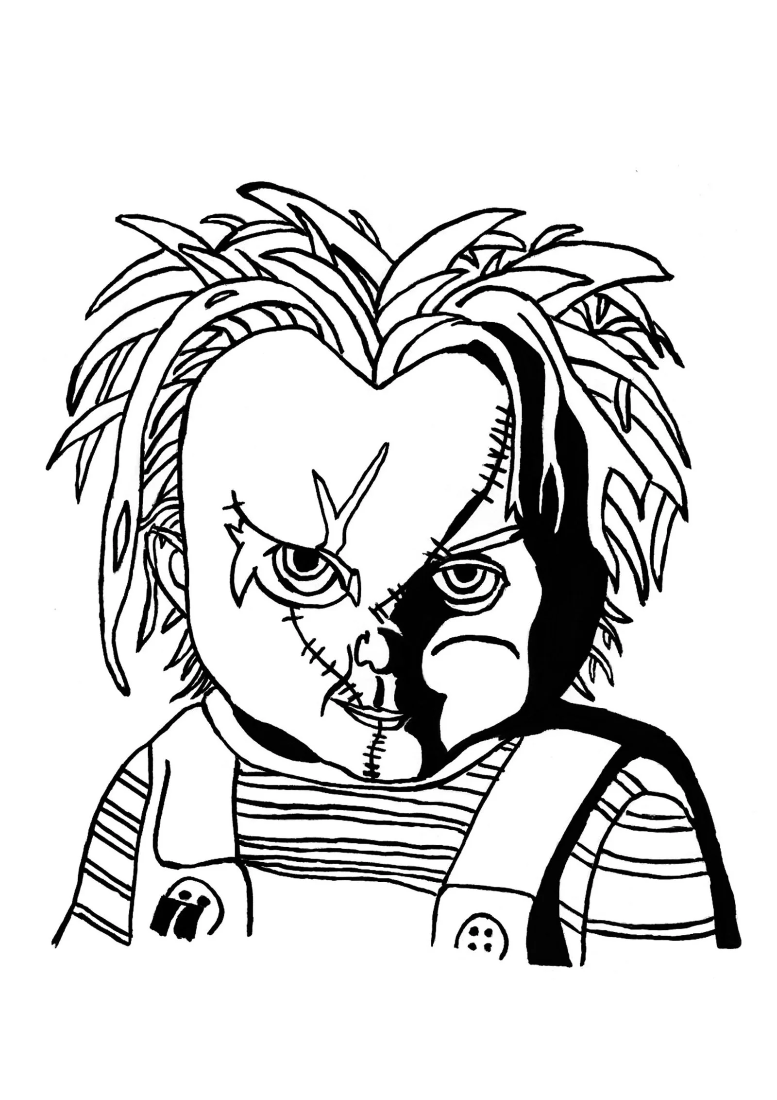 Chucky Para Colorear 29