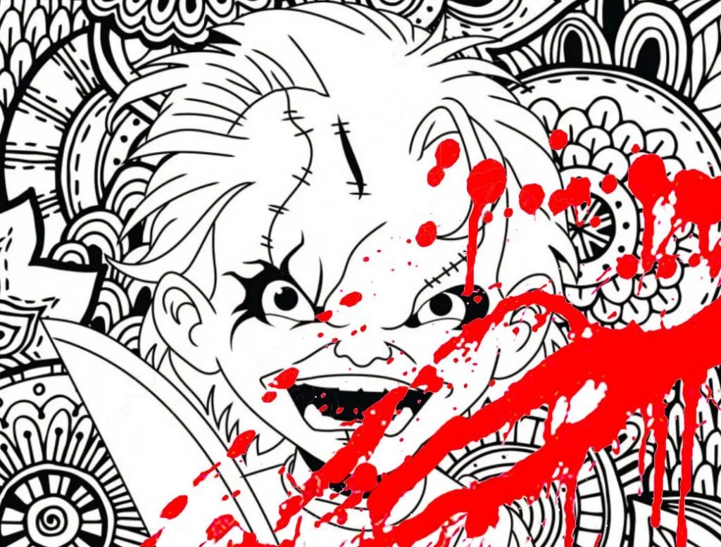 Chucky Para Colorear 33