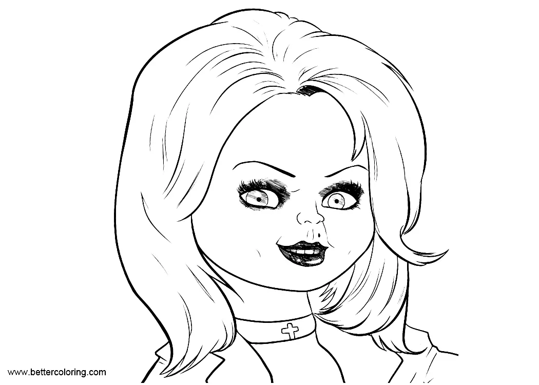Chucky Para Colorear 4