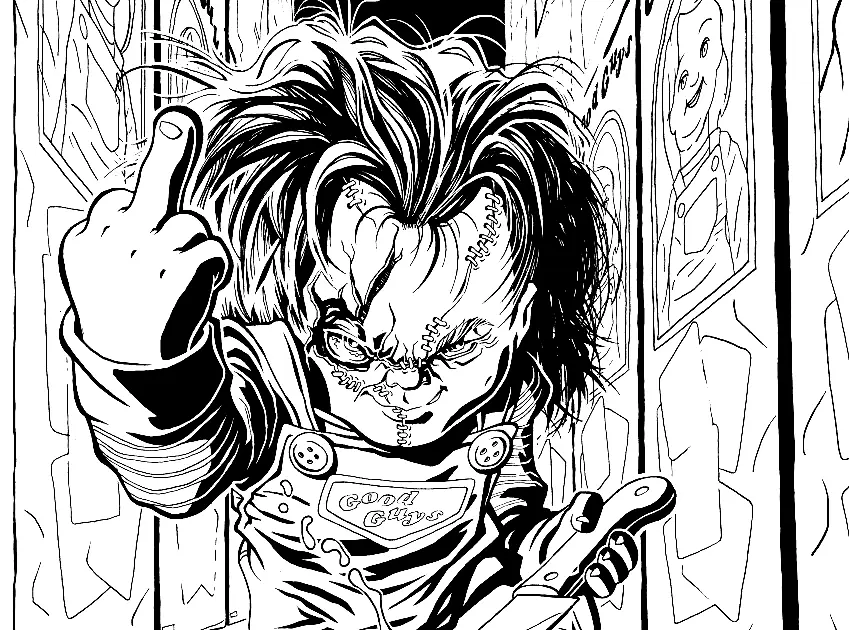 Chucky Para Colorear 5