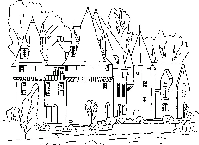 Desenhos de Castelo Da Cinderela Para Colorir 8