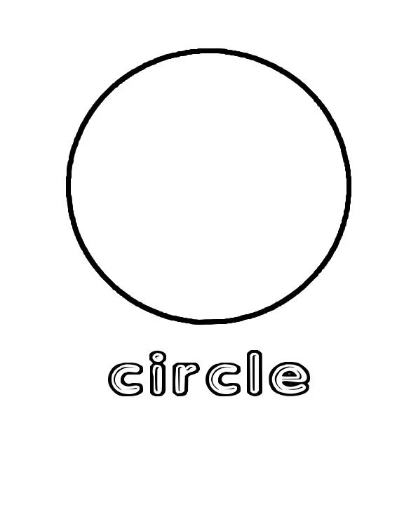 Forma de circulo Para Colorir 10