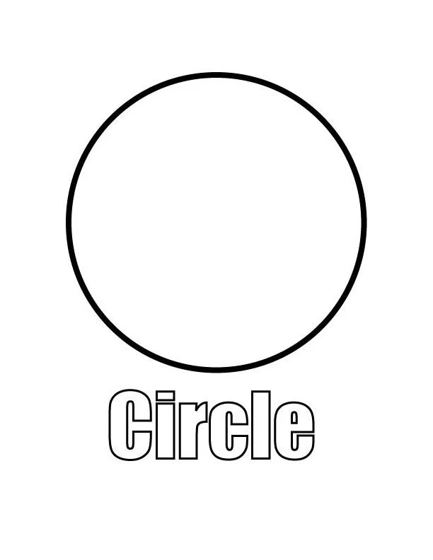 Forma de circulo Para Colorir 4