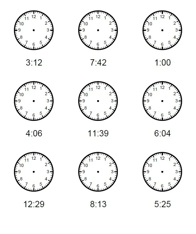 Desenhos de Relogio Para Colorir 4