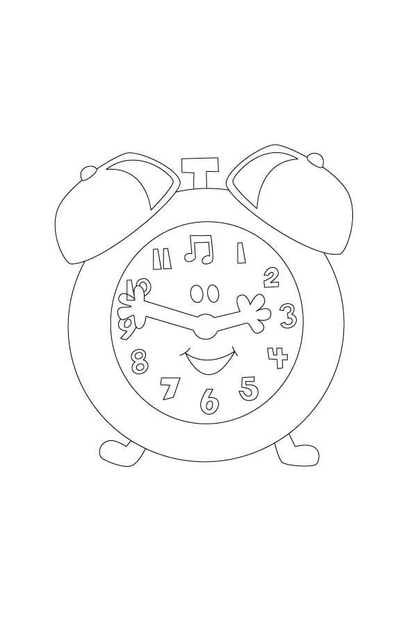 Desenhos de Relogio Para Colorir 42