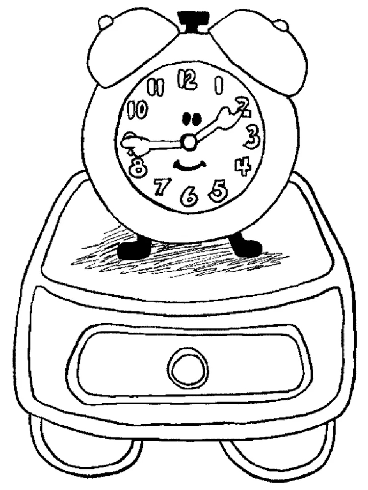 Desenhos de Relogio Para Colorir 45