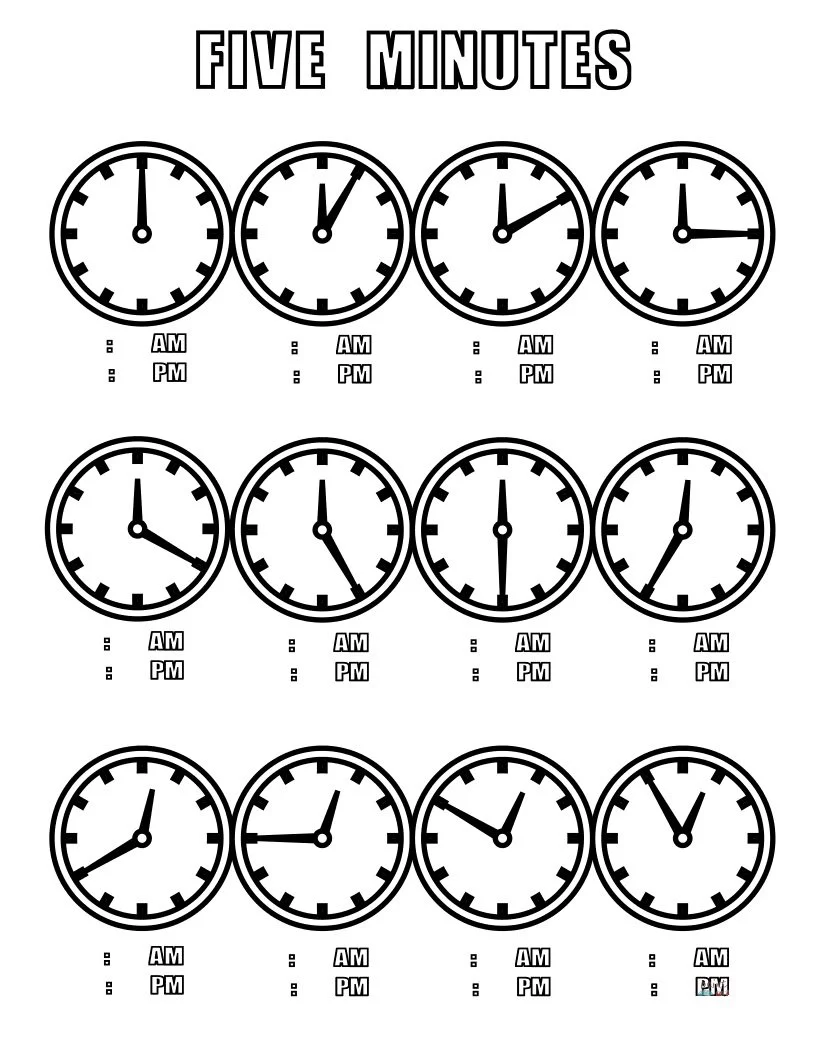 Desenhos de Relogio Para Colorir 61