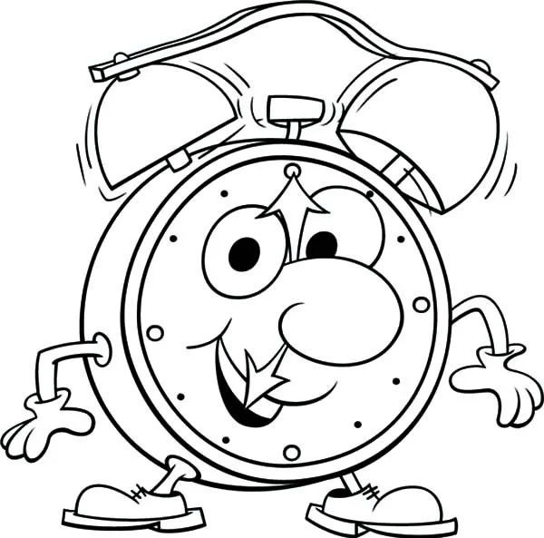 Desenhos de Relogio Para Colorir 7