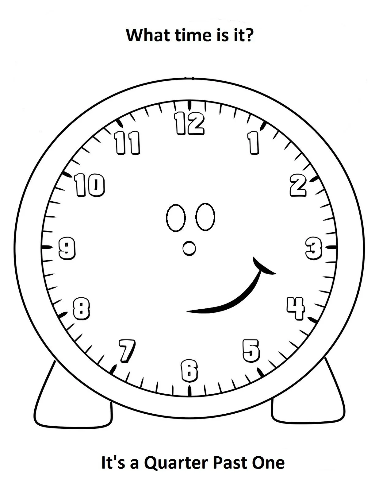Desenhos de Relogio Para Colorir 78