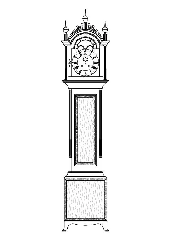 Desenhos de Relogio Para Colorir 8