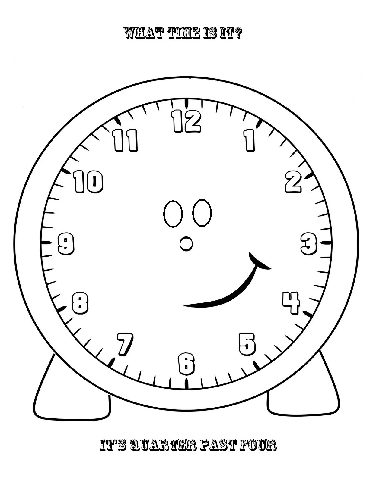Desenhos de Relogio Para Colorir 88