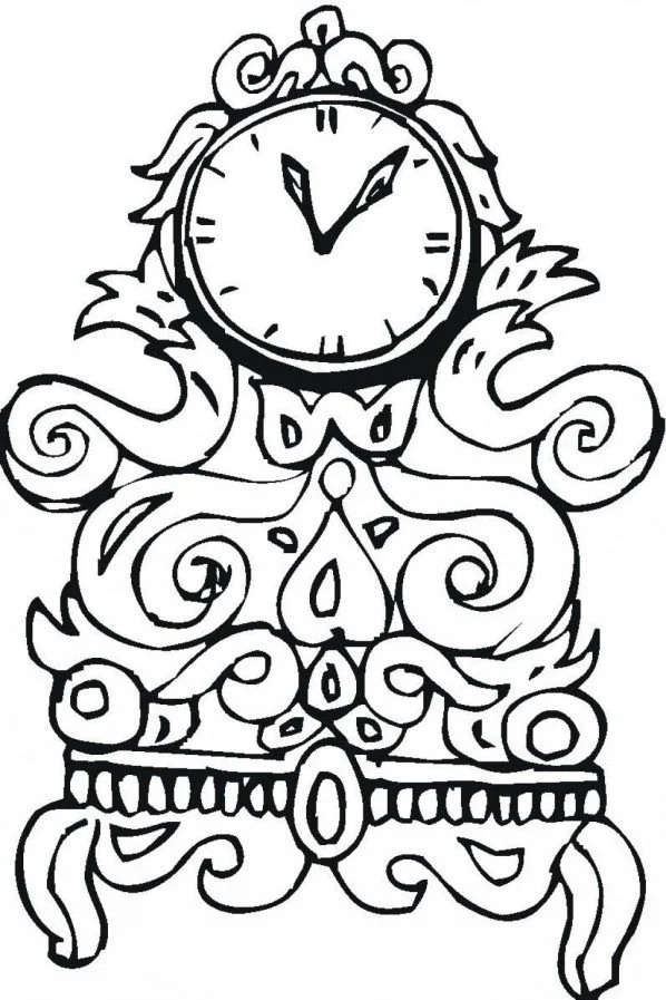 Desenhos de Relogio Para Colorir 92