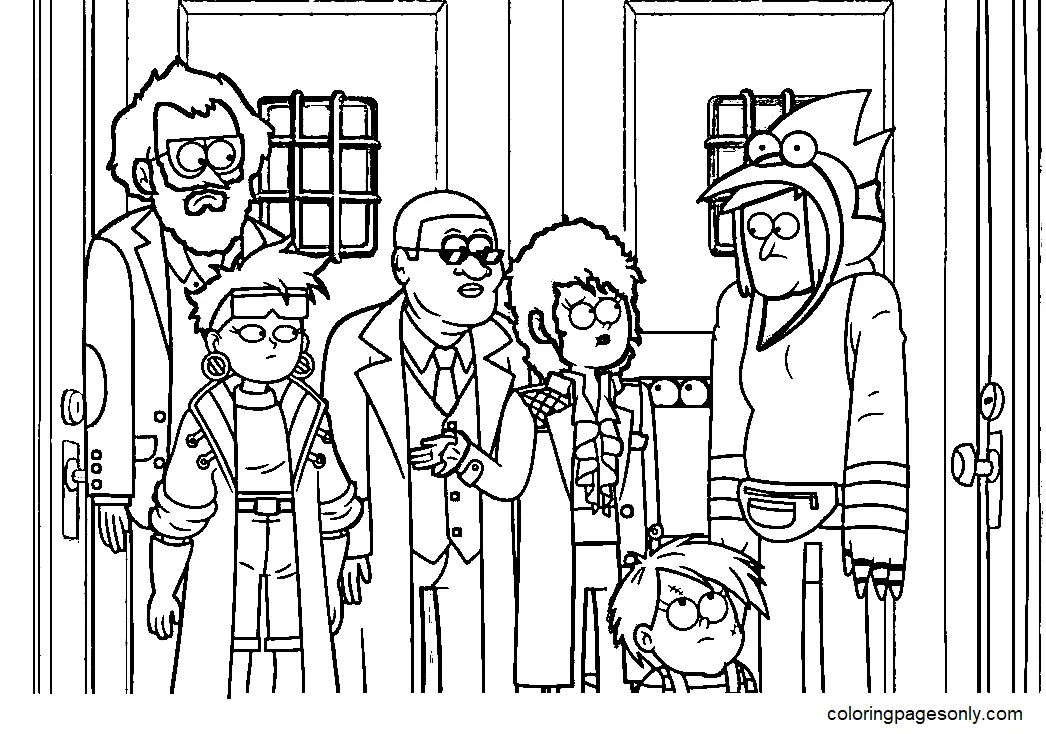 Desenhos de Close Enough Para Colorir