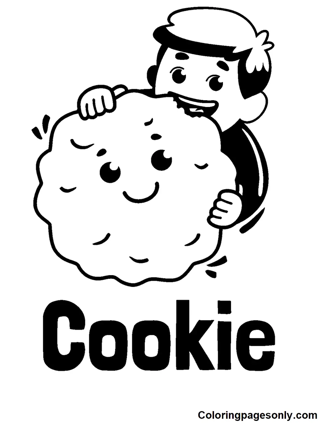 Cookie Coloring Pages