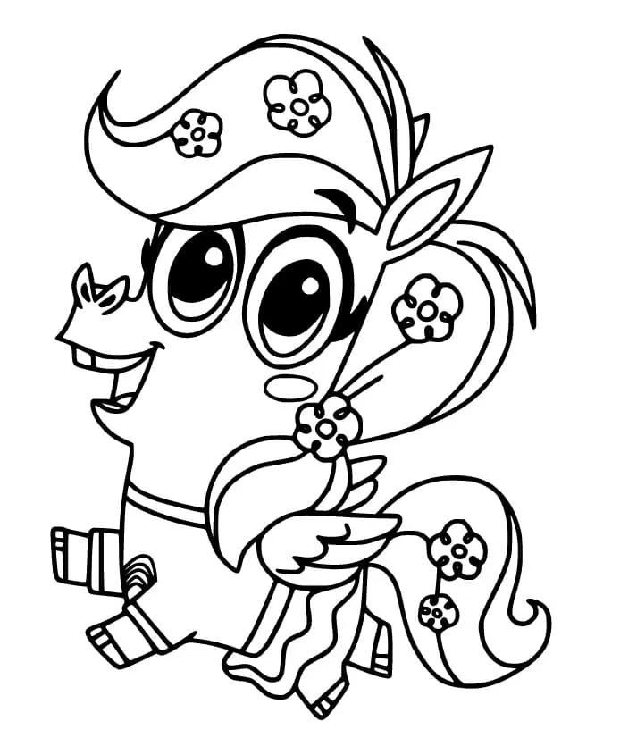 Desenhos de Corn E Peg Para Colorir