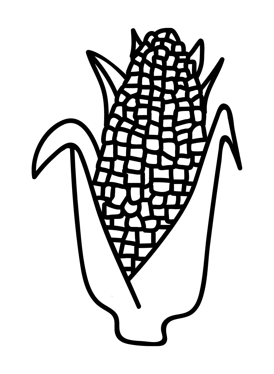 Corn Coloring Pages 38