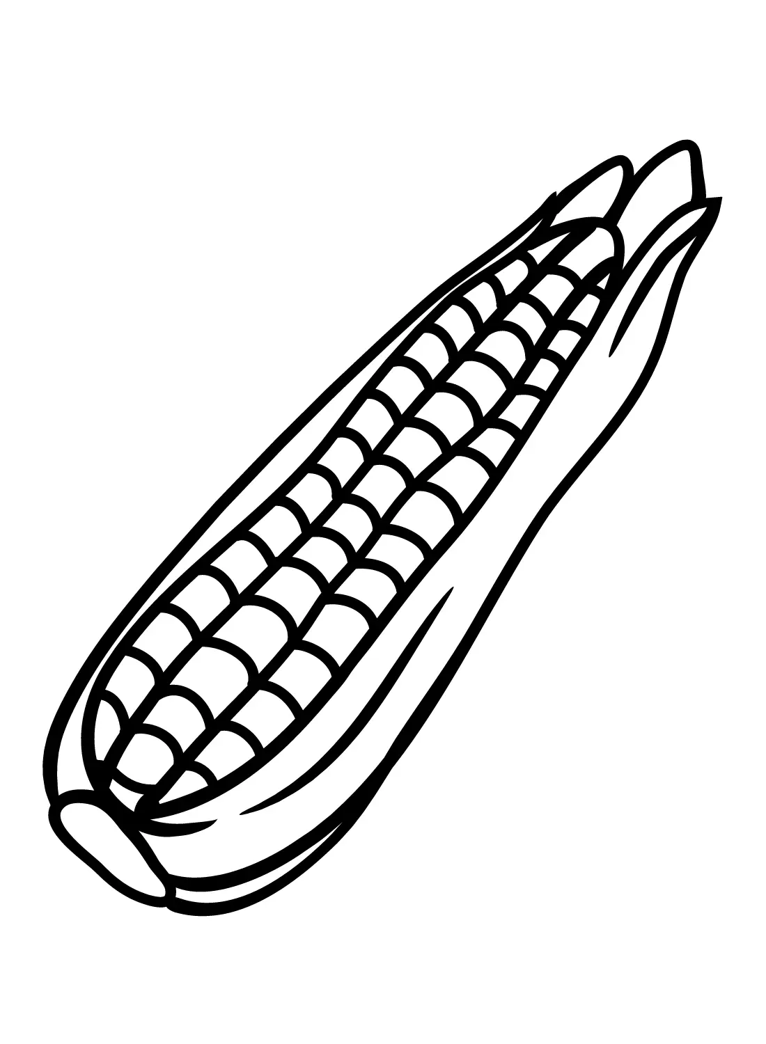 Corn Coloring Pages 8
