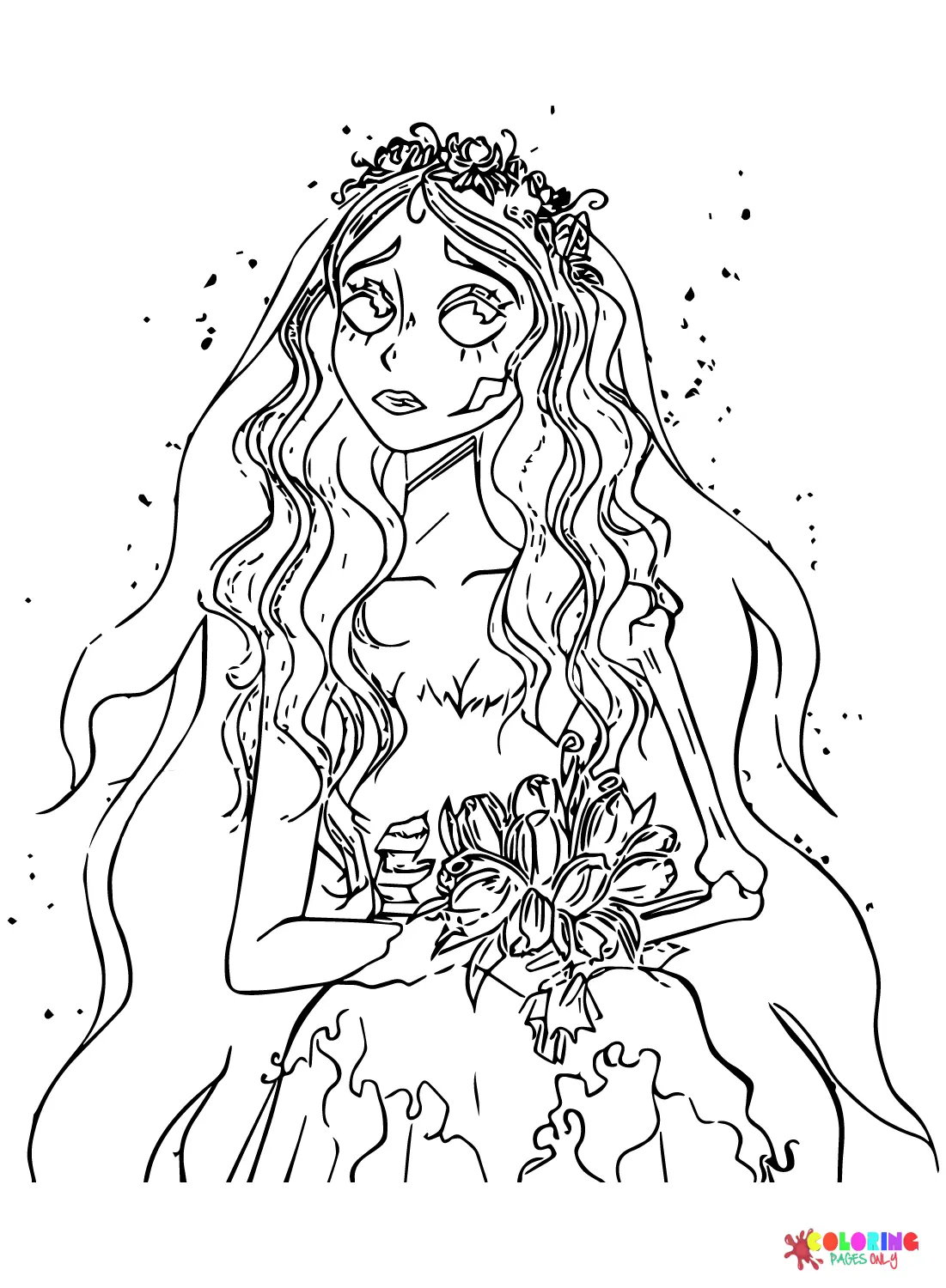 Corpse Bride Ausmalbilder 16