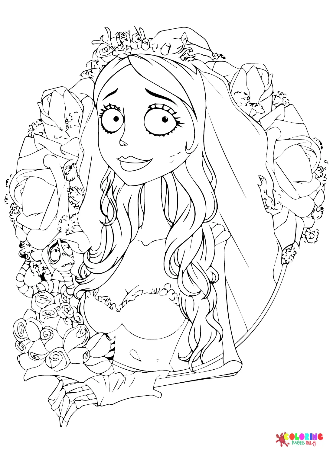 Corpse Bride Ausmalbilder 2