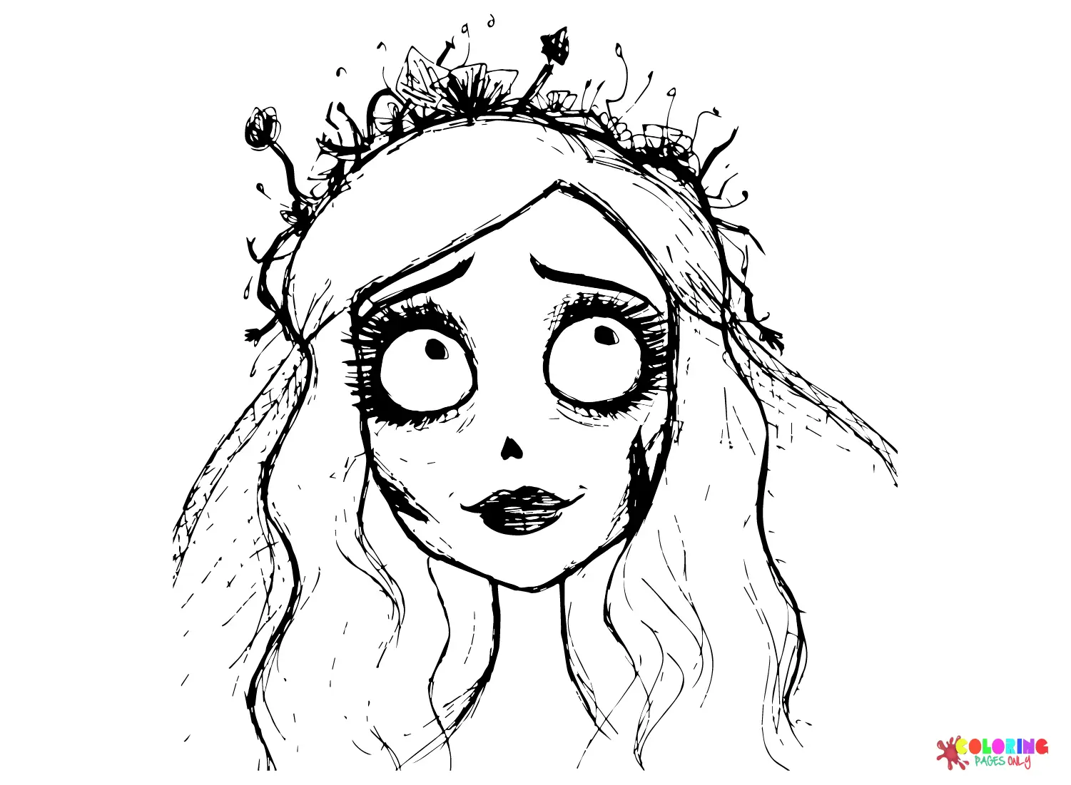 Corpse Bride Ausmalbilder 4