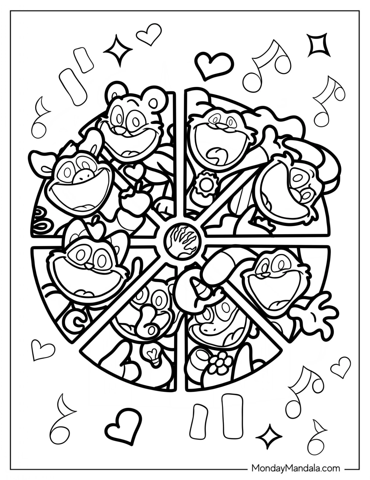 Crafty Corn Para Colorir