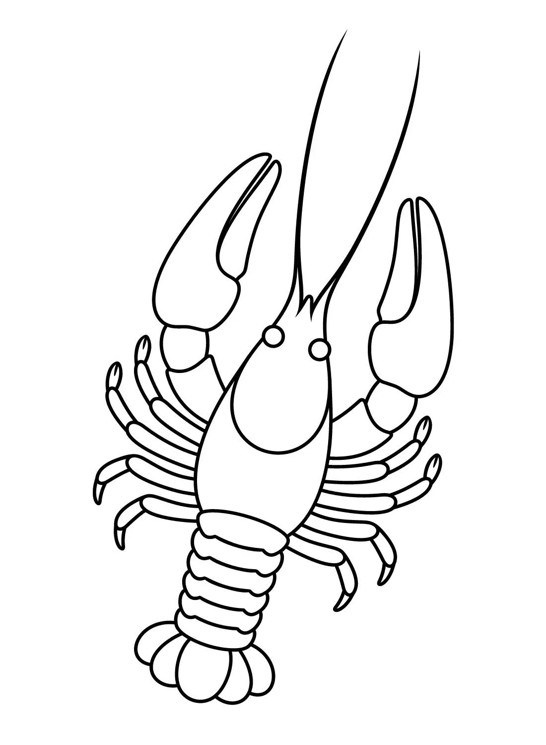 Crawfish Coloring Pages 12