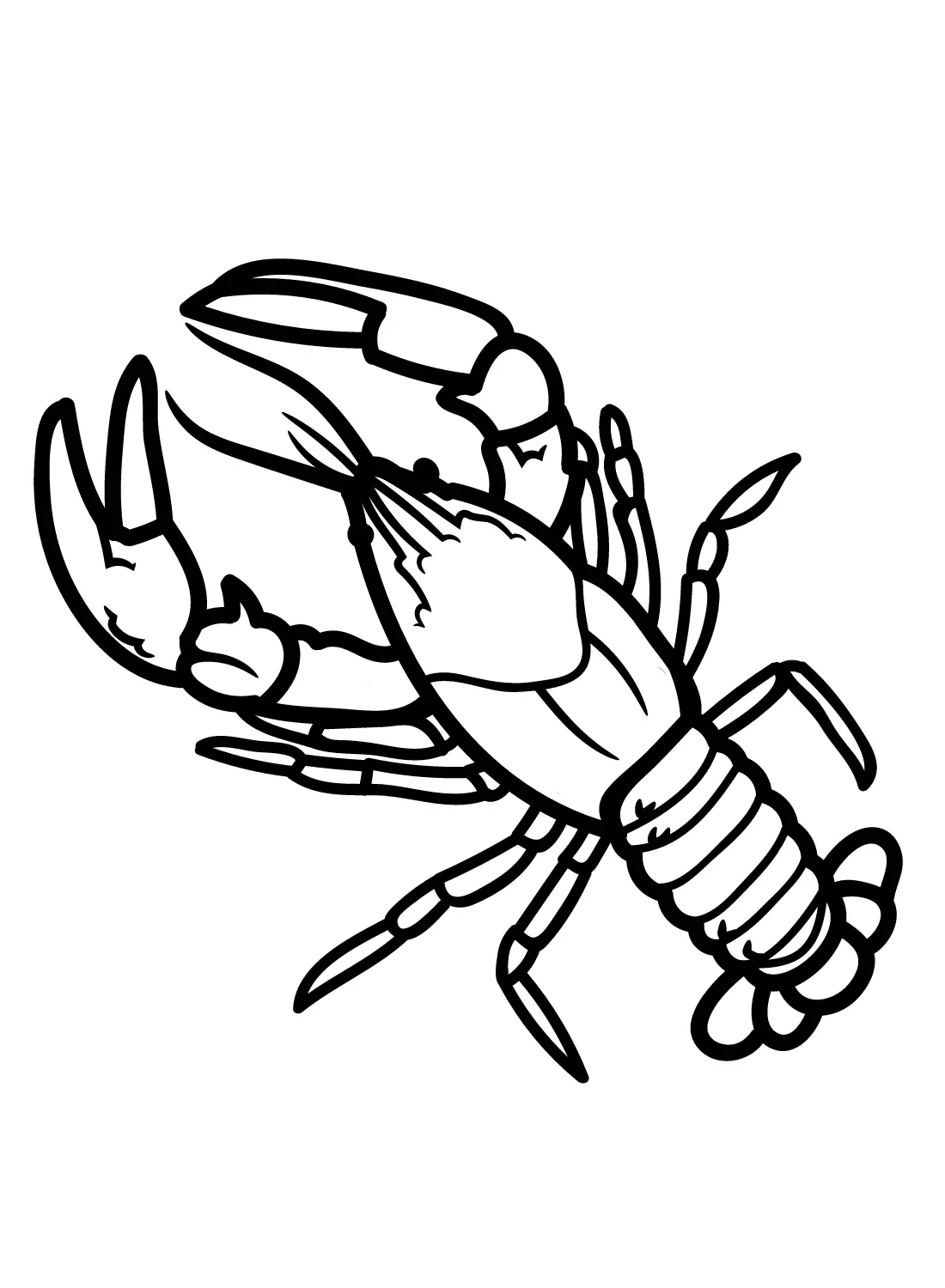 Crawfish Coloring Pages 8