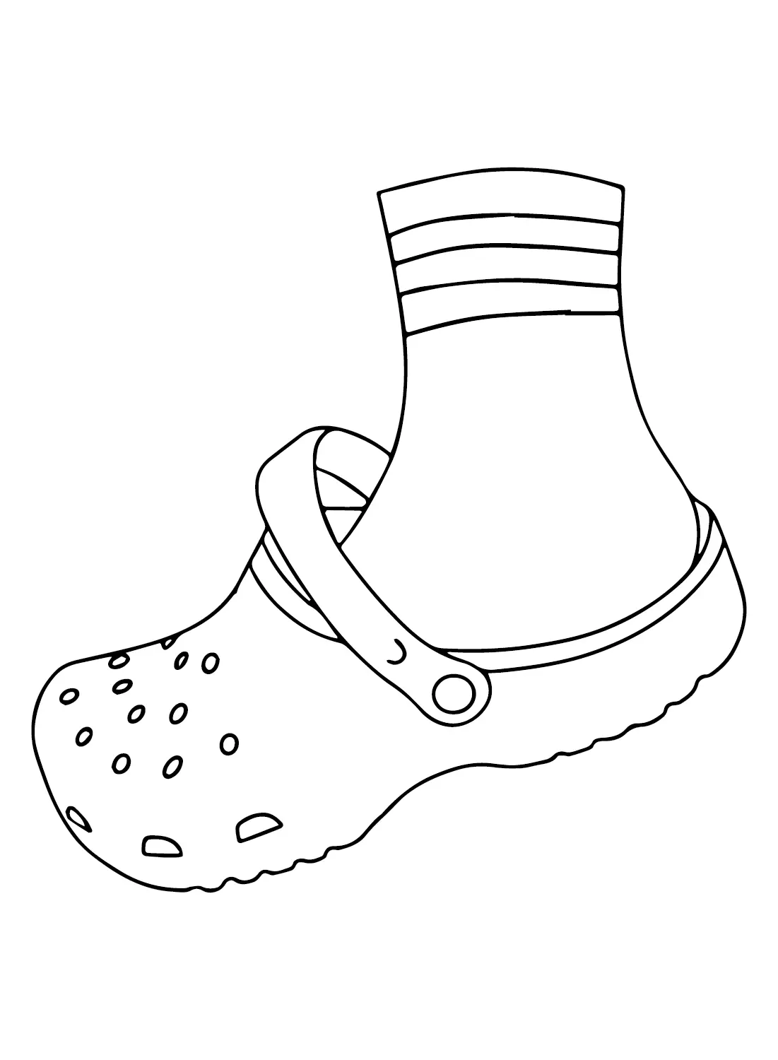 Crocs Ausmalbilder