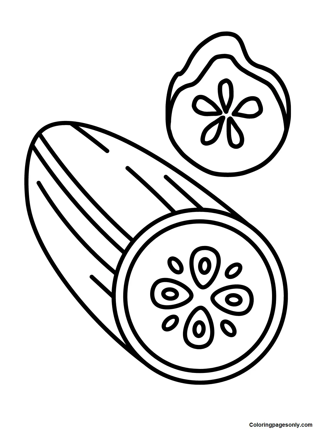 Gurken Ausmalbilder 15