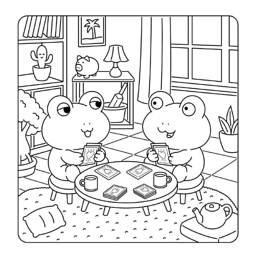 Cuddly Friends Coloring Pages 17