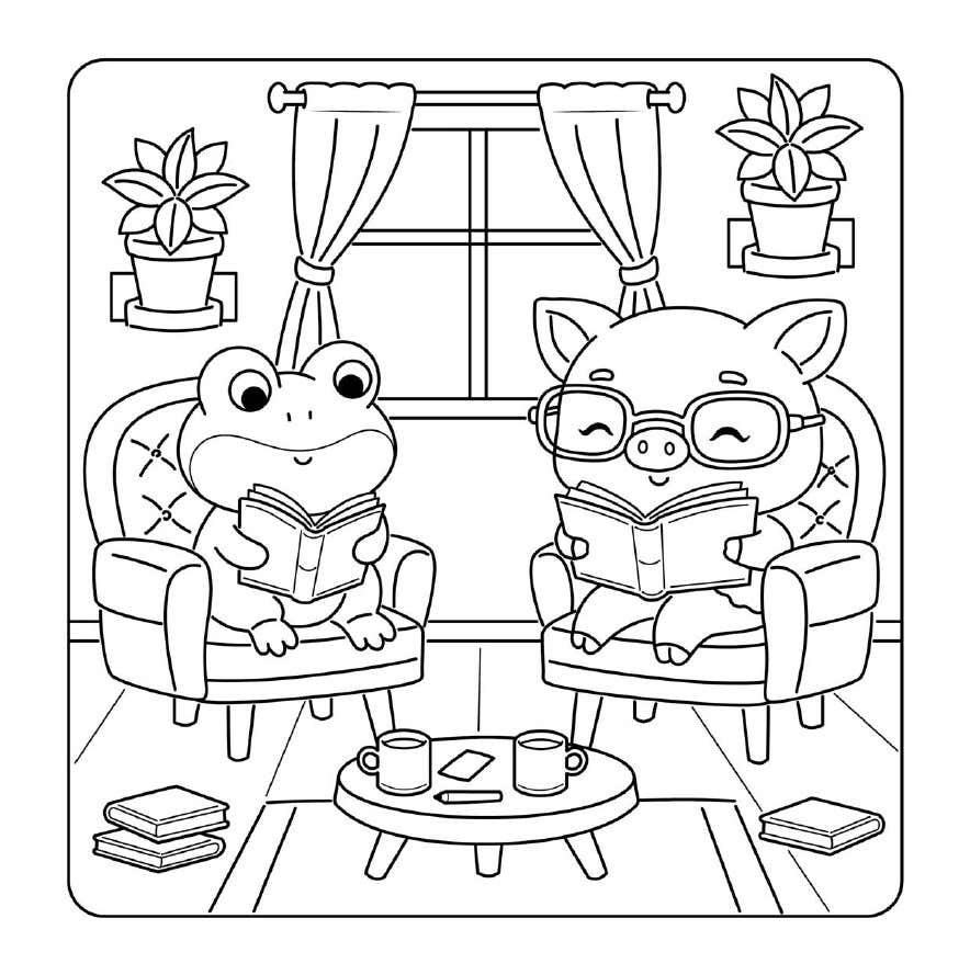Cuddly Friends Coloring Pages 19