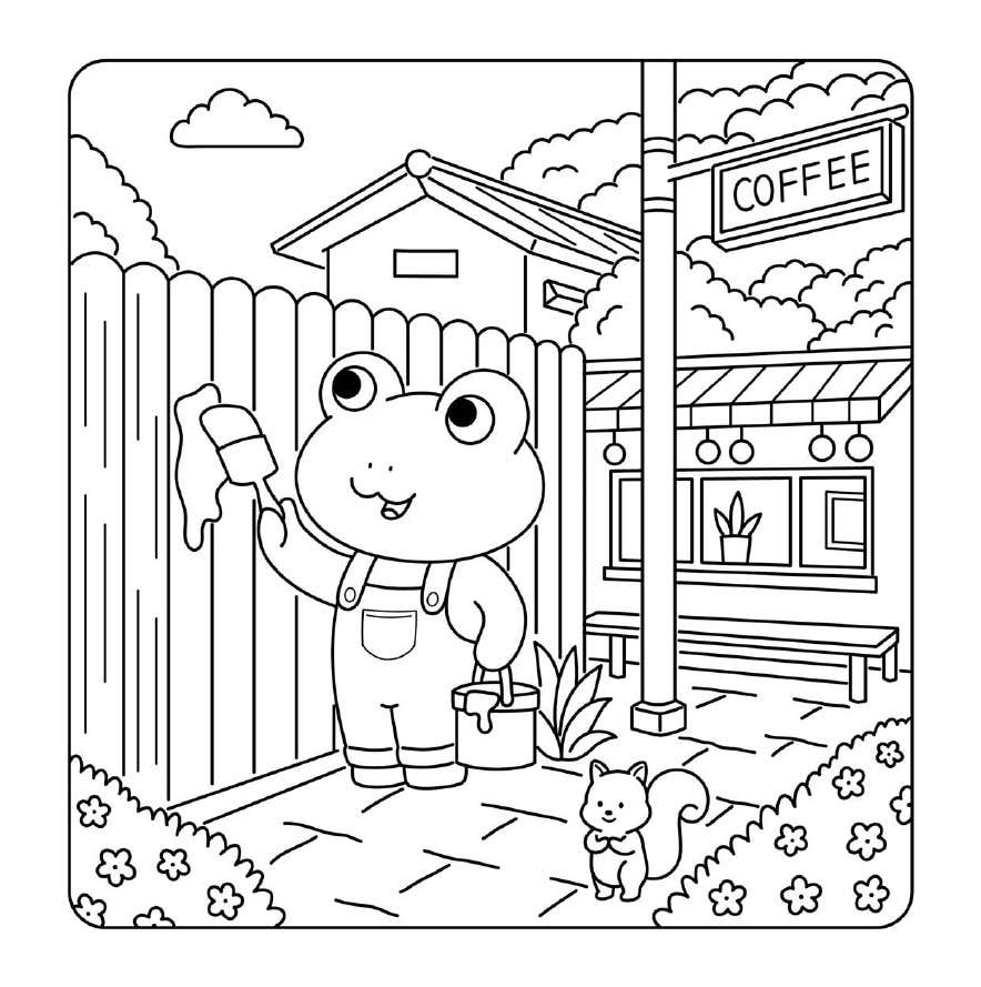 Cuddly Friends Coloring Pages 24