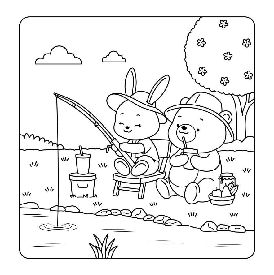 Cuddly Friends Coloring Pages 30