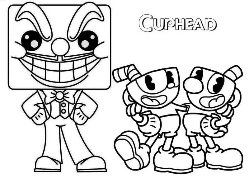 Desenhos de Cuphead Para Colorir 14